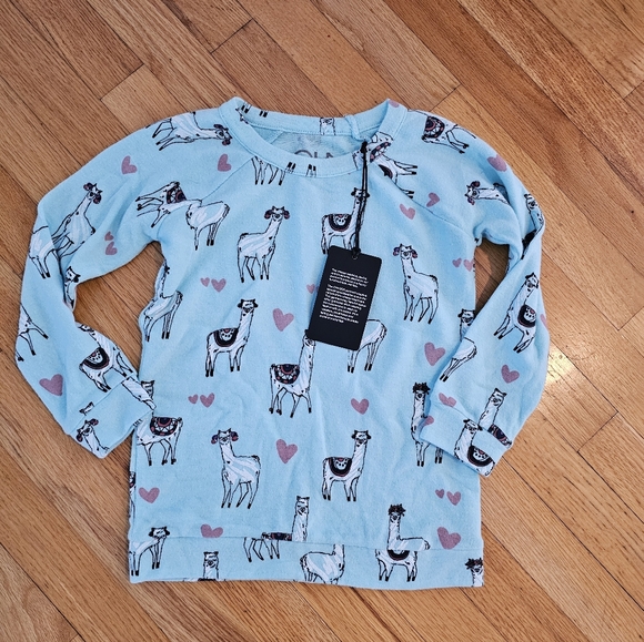 Chaser Other - Chaser Girls Long Sleeve Llama Shirt